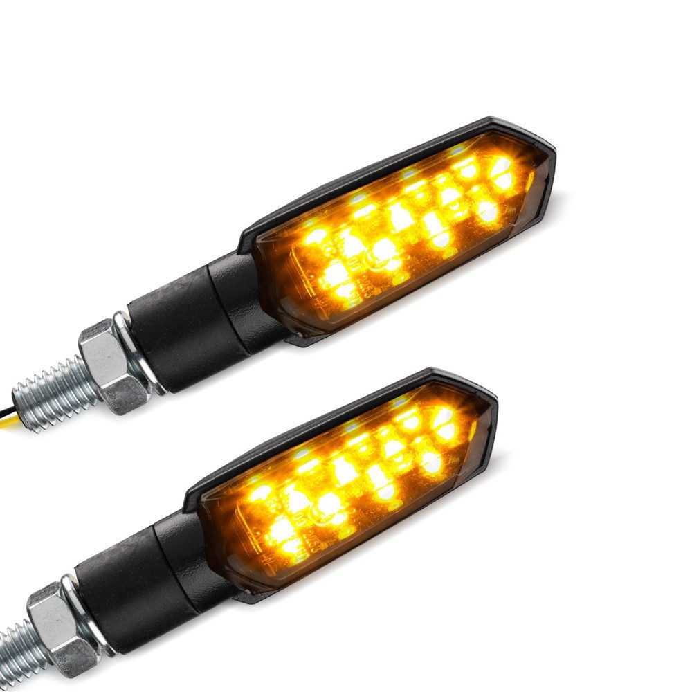 Lumitecs Blinker LED Blinker für Aprilia SX 125 / RX 125 E-Prüfzeichen TX10 schwarz get