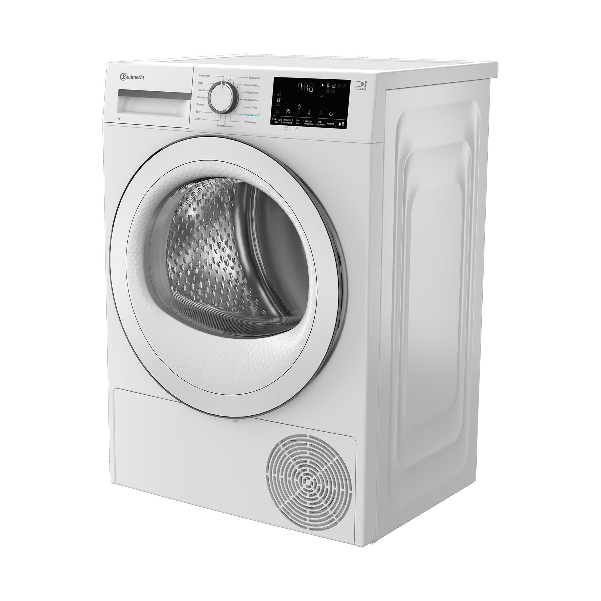 BAUKNECHT Wärmepumpentrockner BT 7RC WW, Precision Dry, Startzeitvorwahl, Trommelinnenbeleuchtung, Slim – Bild 4 von 5