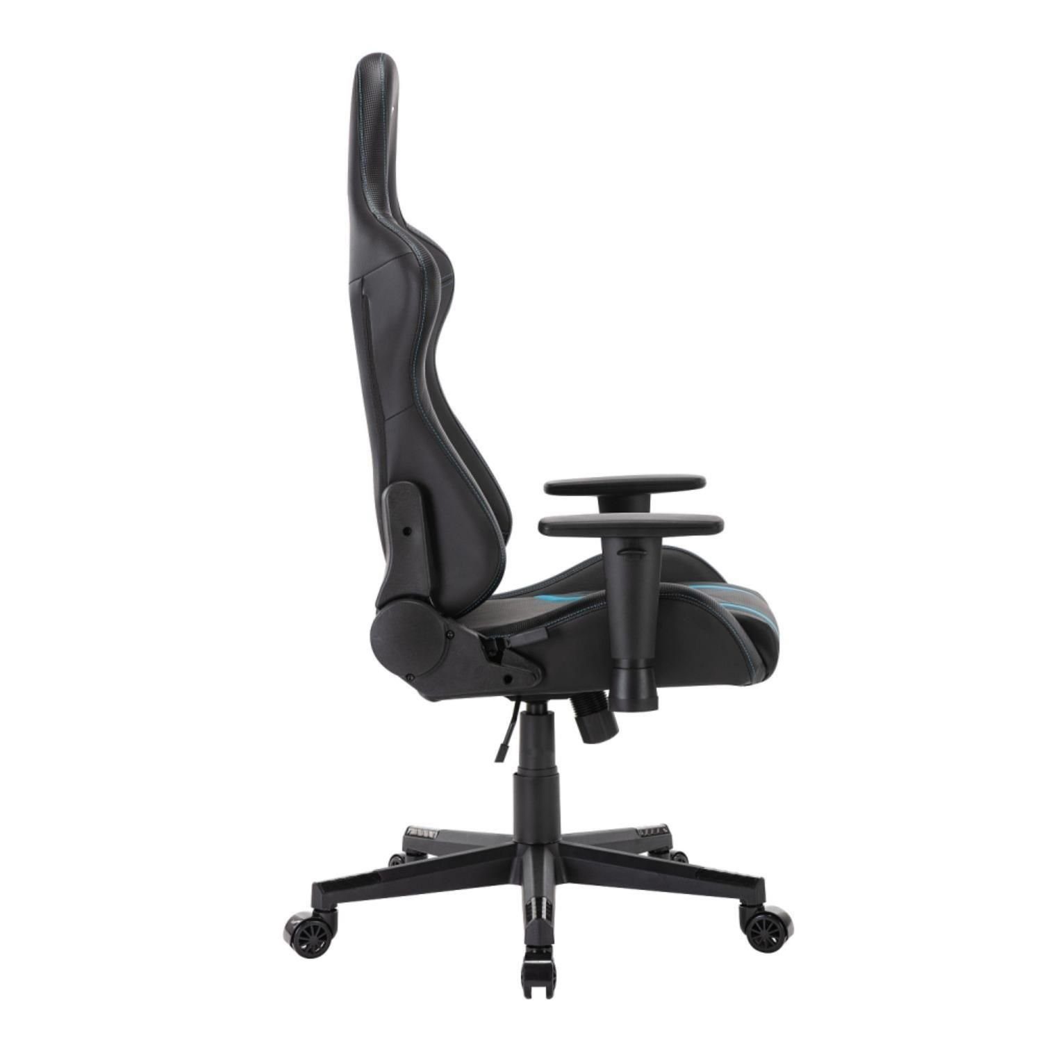 bis Bürostuhl 120 höhenverstellbar, belastbar 120 kg, Gamingstuhl L33T bis ENERGY neigbar, Gaming-Stuhl schwarz/blau kg