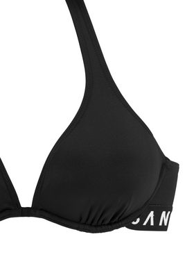 Elbsand Bügel-Bikini mit kontrastfarbenen Markenschriftzügen