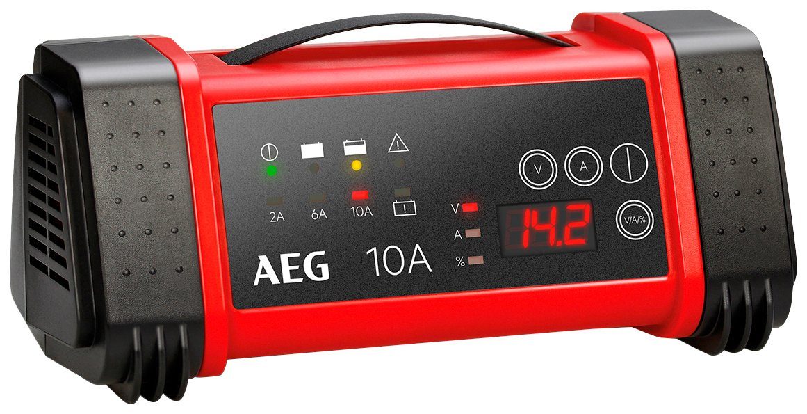 Absaar Batterieladegerät, geeignet für alle gängigen Kfz-Batterien,  Kunststoff, rot/schwarz 