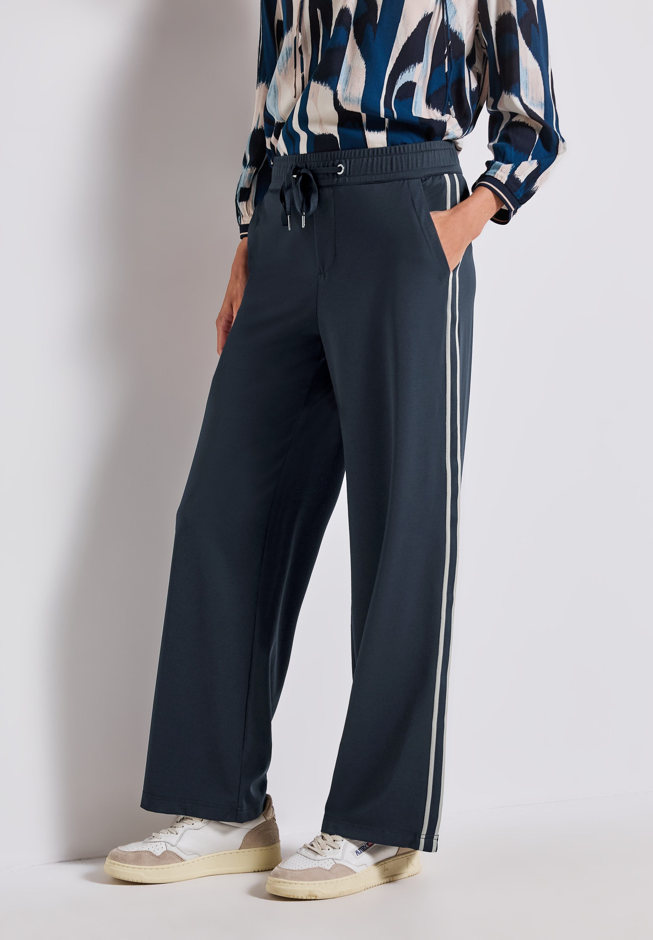 STREET ONE Stoffhose mit Gallonstreifen günstig online kaufen