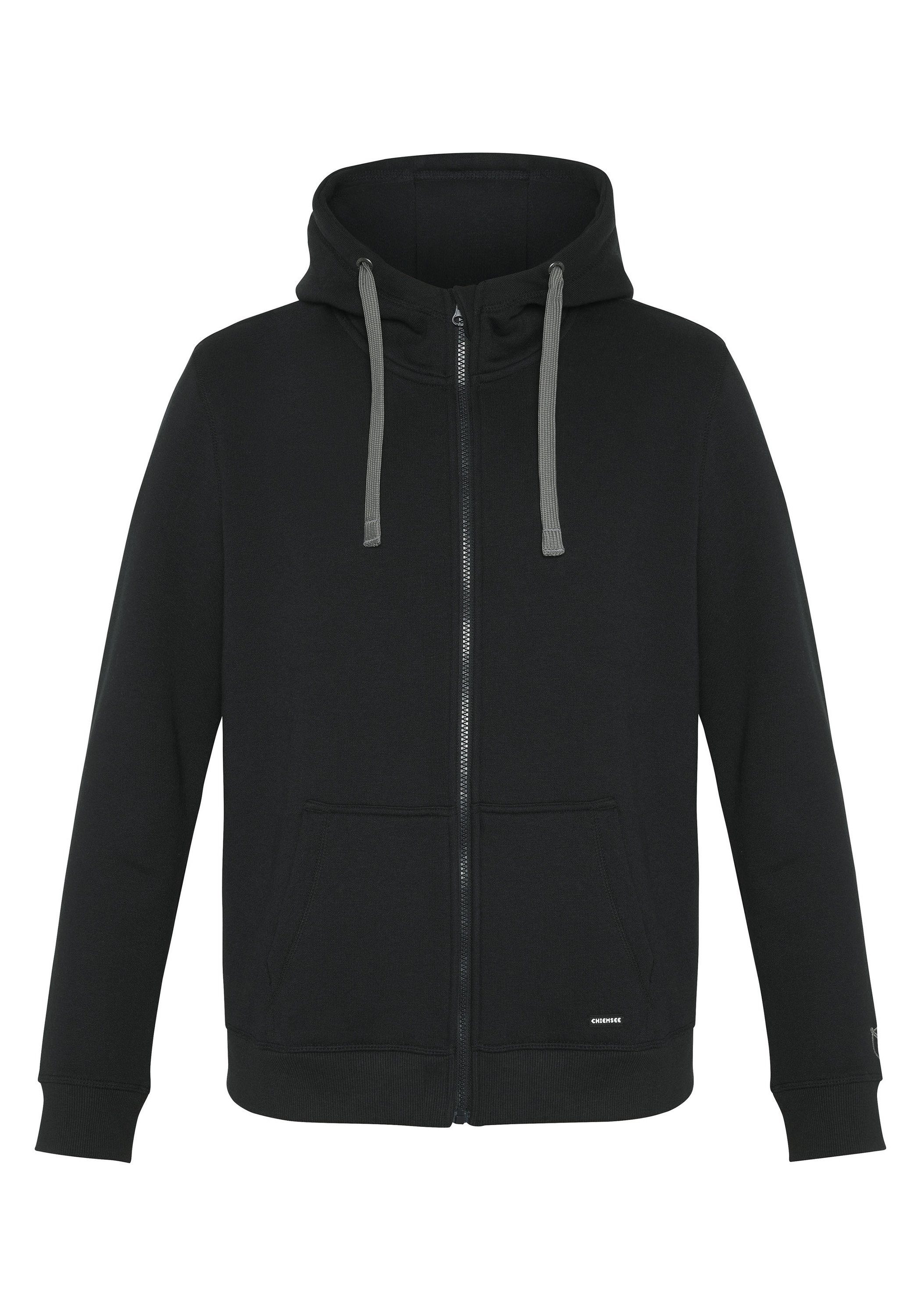 Chiemsee Sweatjacke Kapuzenjacke mit Jumper-Logo 1 19-3911 Black Beauty