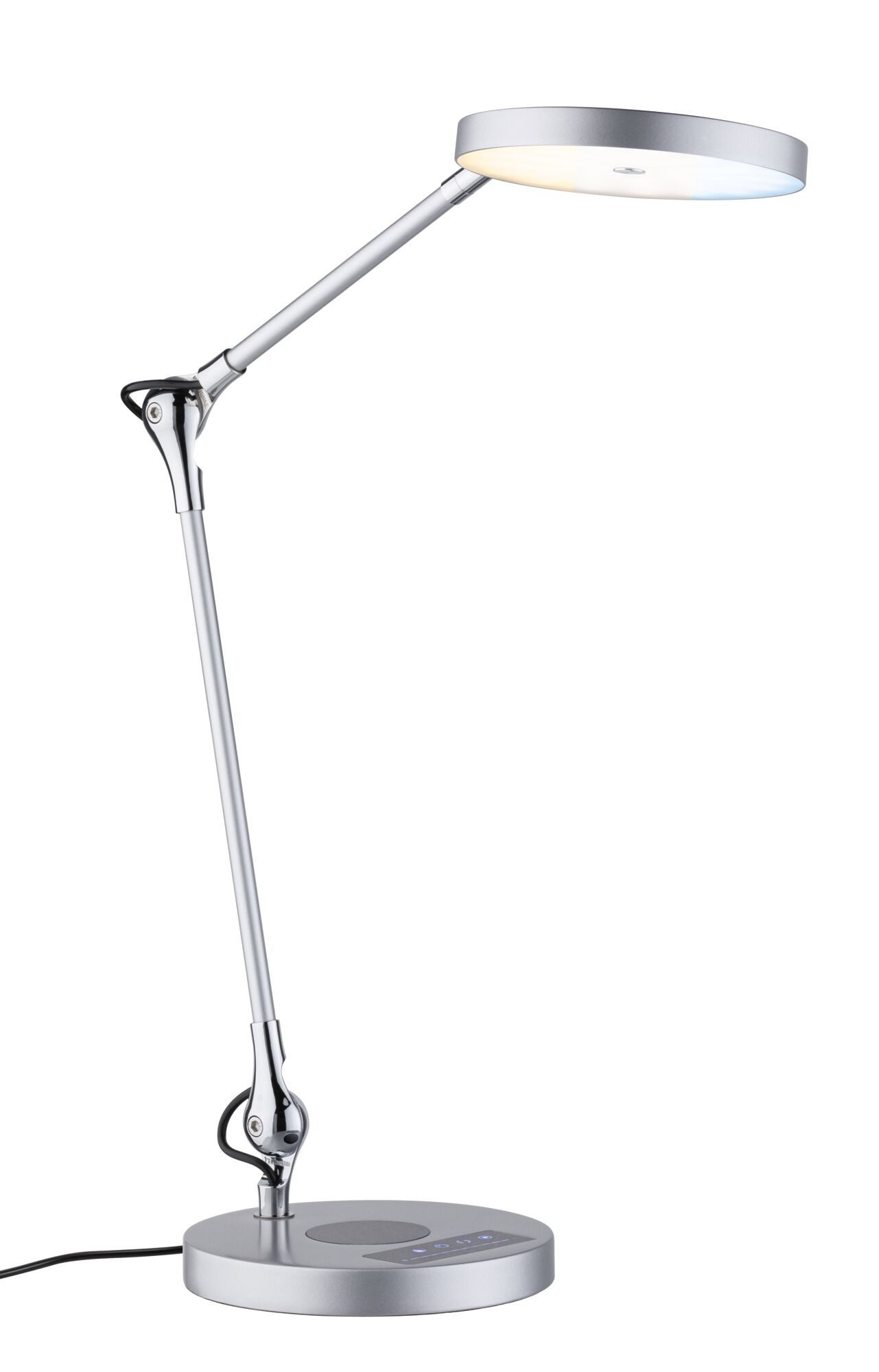 Paulmann Tischleuchte LED Schreibtischleuchte Numis White Switch 1000lm 11W Silber