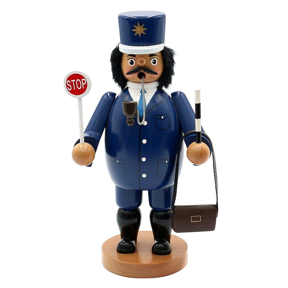 Dekohelden24 Räuchermännchen Räuchermann als Polizist, ca. 20 cm, (1 St)