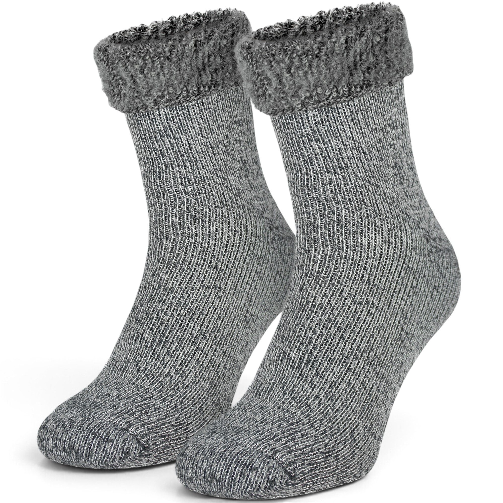 Black Snake Kuschelsocken Weiche Plüschsocken für Damen und Herren als warme Haussocken zuhause (Doppelpack, 2-Paar, Herren 41/47) Ideal für Zuhause, Wellness und Yoga sowie als Wärmeschicht im Winter