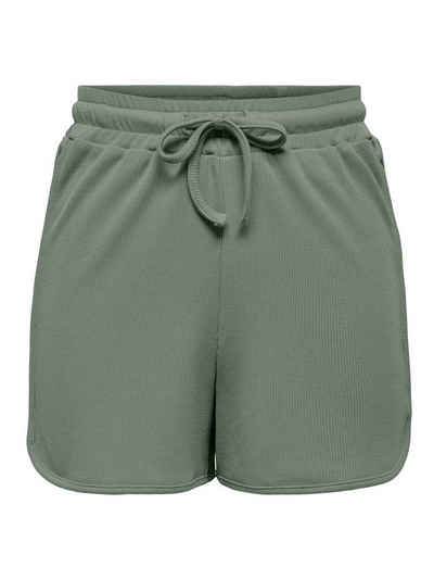 JACQUELINE de YONG Shorts Kurze Basic Stoff Hose Sweat Shorts JDYSHINE 4241 in Dunkelgrün