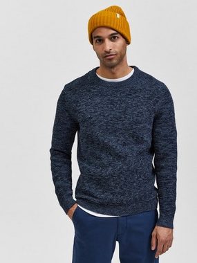 SELECTED HOMME Rundhalspullover SLHVINCE LS KNIT BUBBLE CREW NECK NOOS