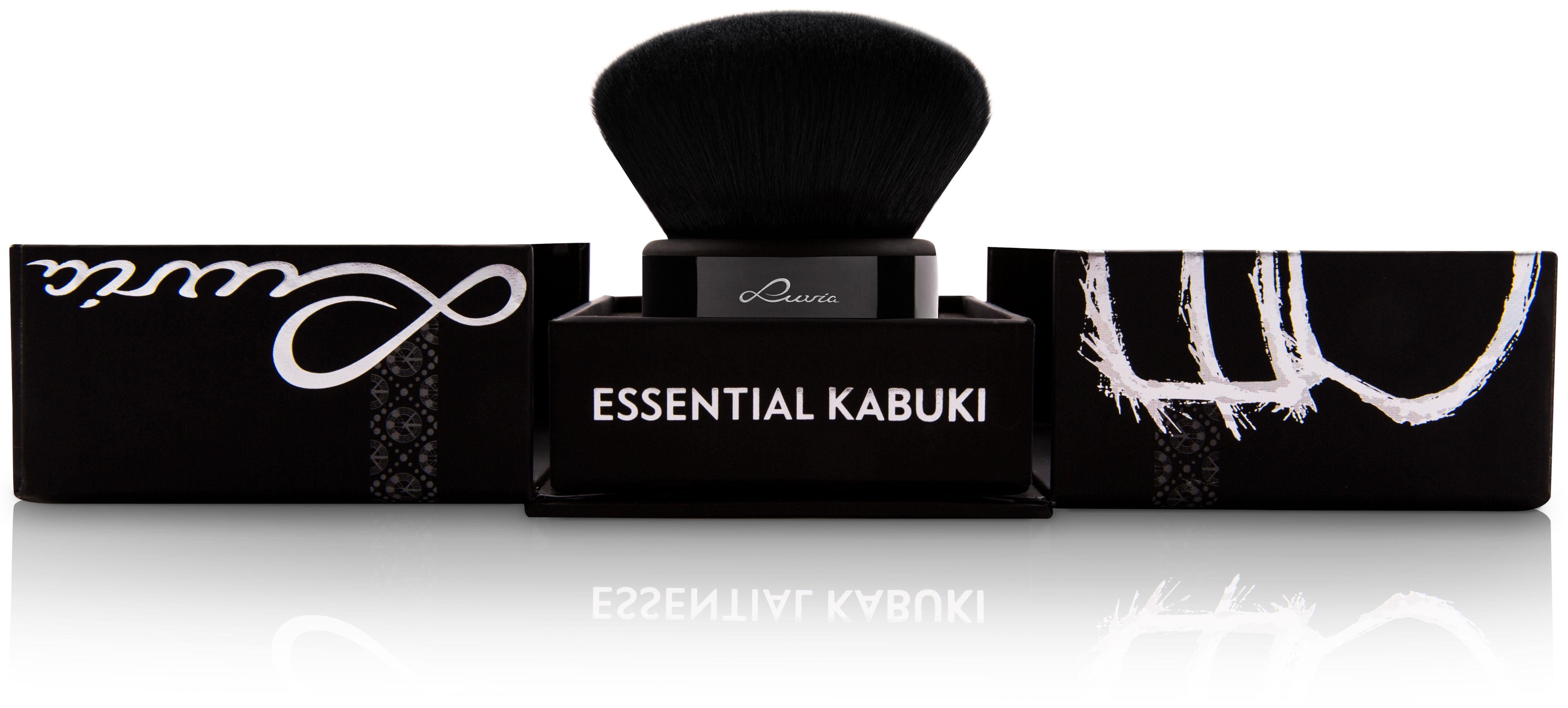Luvia Cosmetics Kabuki-Pinsel XXL, The Kabuki, vegan schwarz Essential