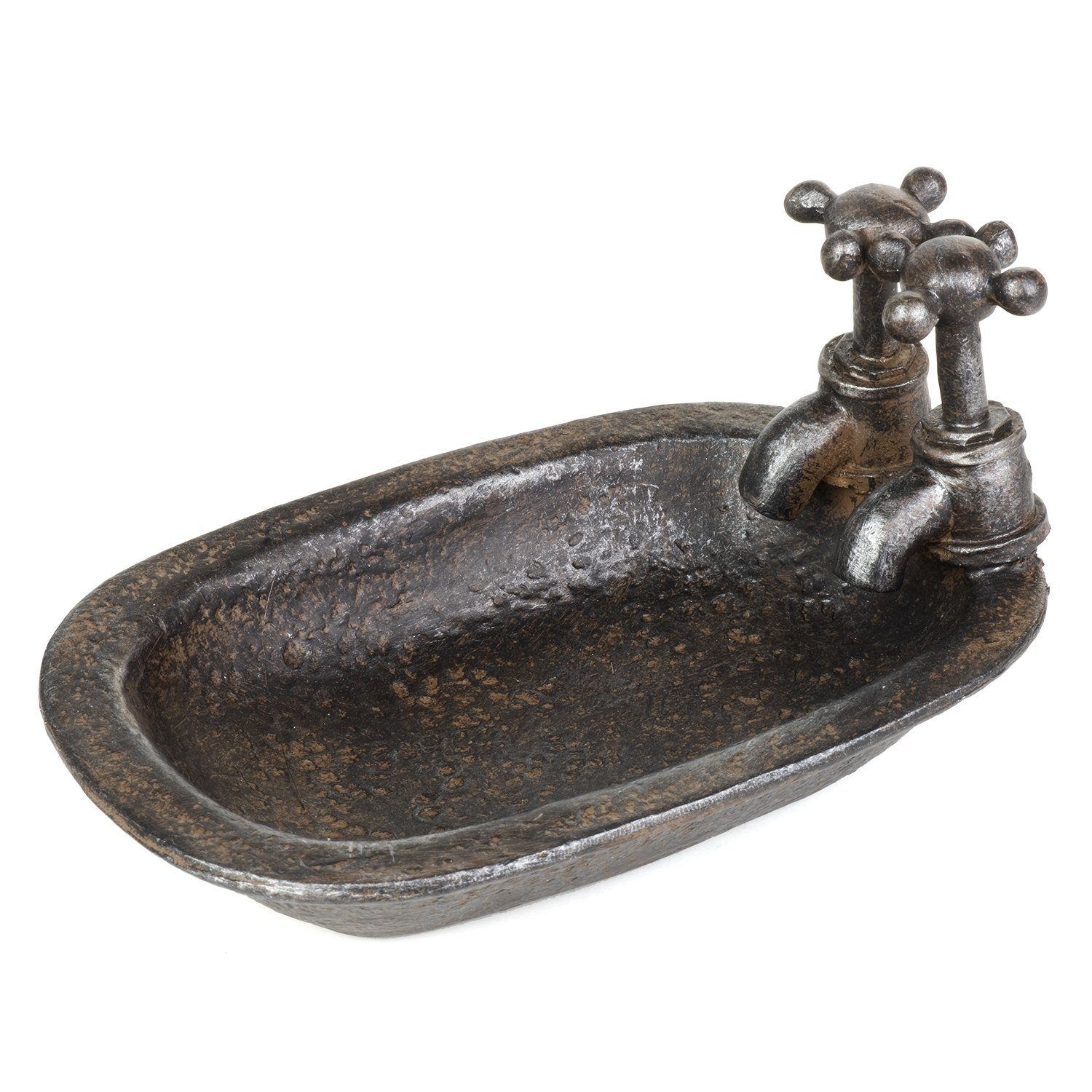 Moritz Dekofigur Seifenschale Waschbecken dunkelbraun (Seifenigel), günstig online kaufen