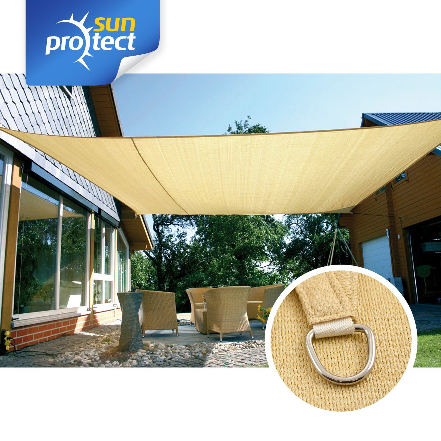 sunprotect Sonnensegel 6 x 3,5 m günstig online kaufen