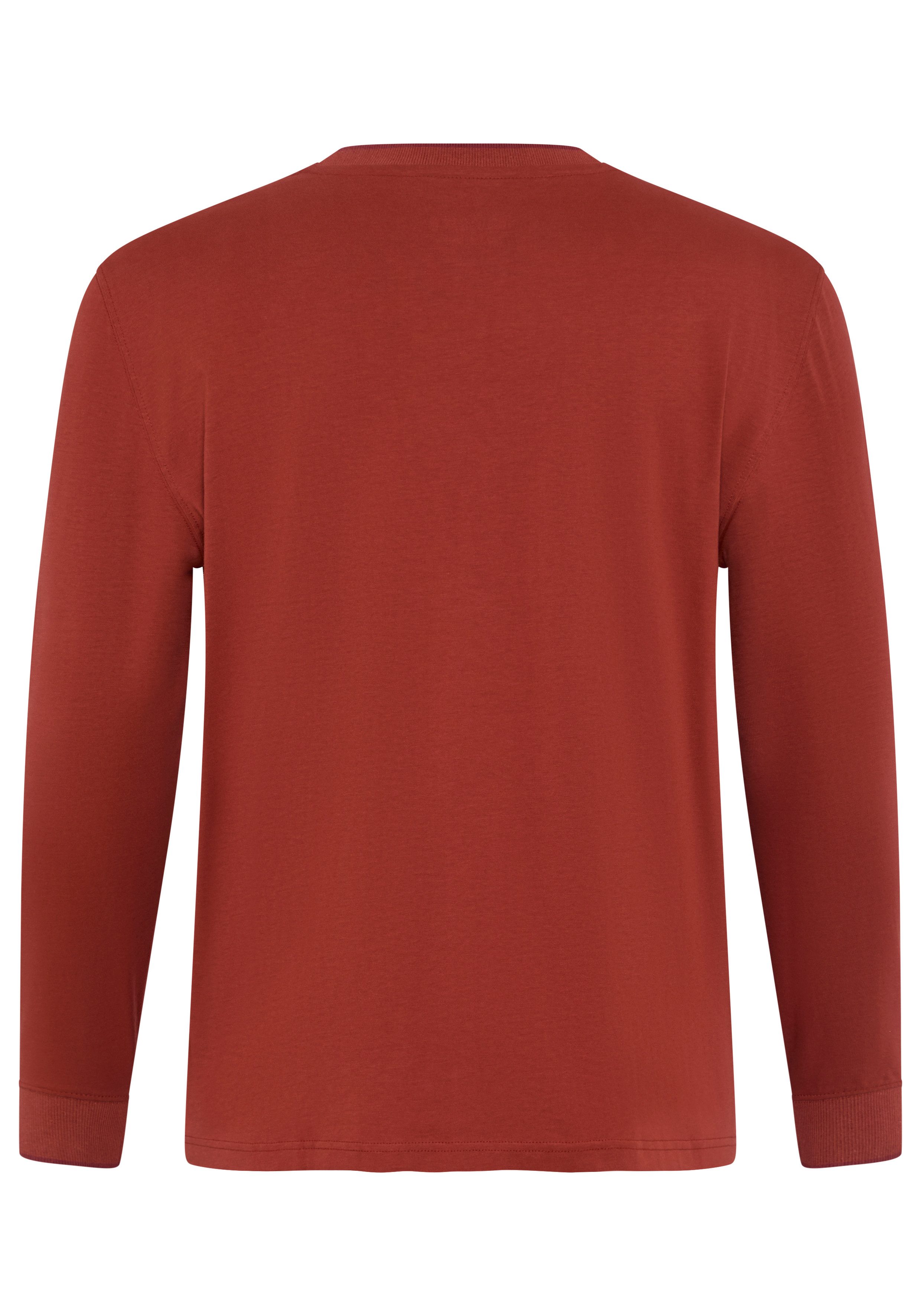 Man's World Plus Rundhalsshirt auch in Grosse Größen bis Gr. 7XL Regular Fit, mit langem Arm, bedruckt, für Casualmode – Bild 4 von 5