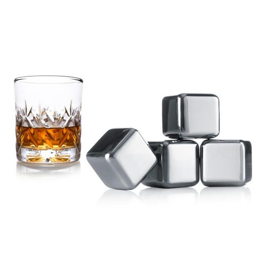 VACUVIN Eiswürfelform »Whisky Kühlsteine 4er Set«