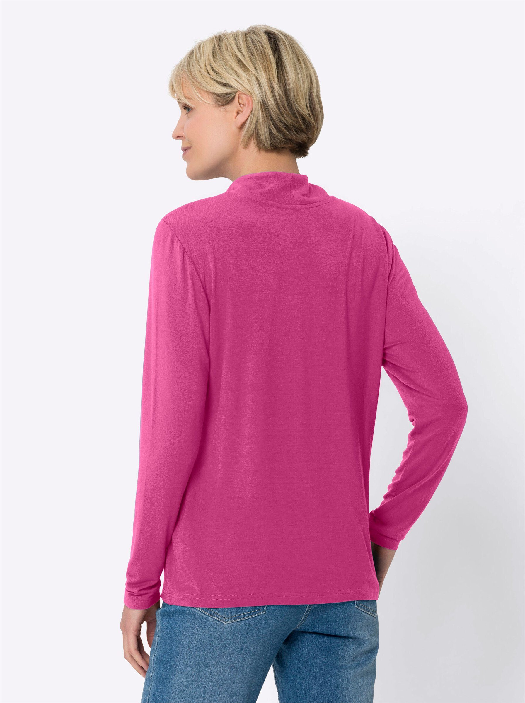 T-Shirt an! fuchsia Sieh