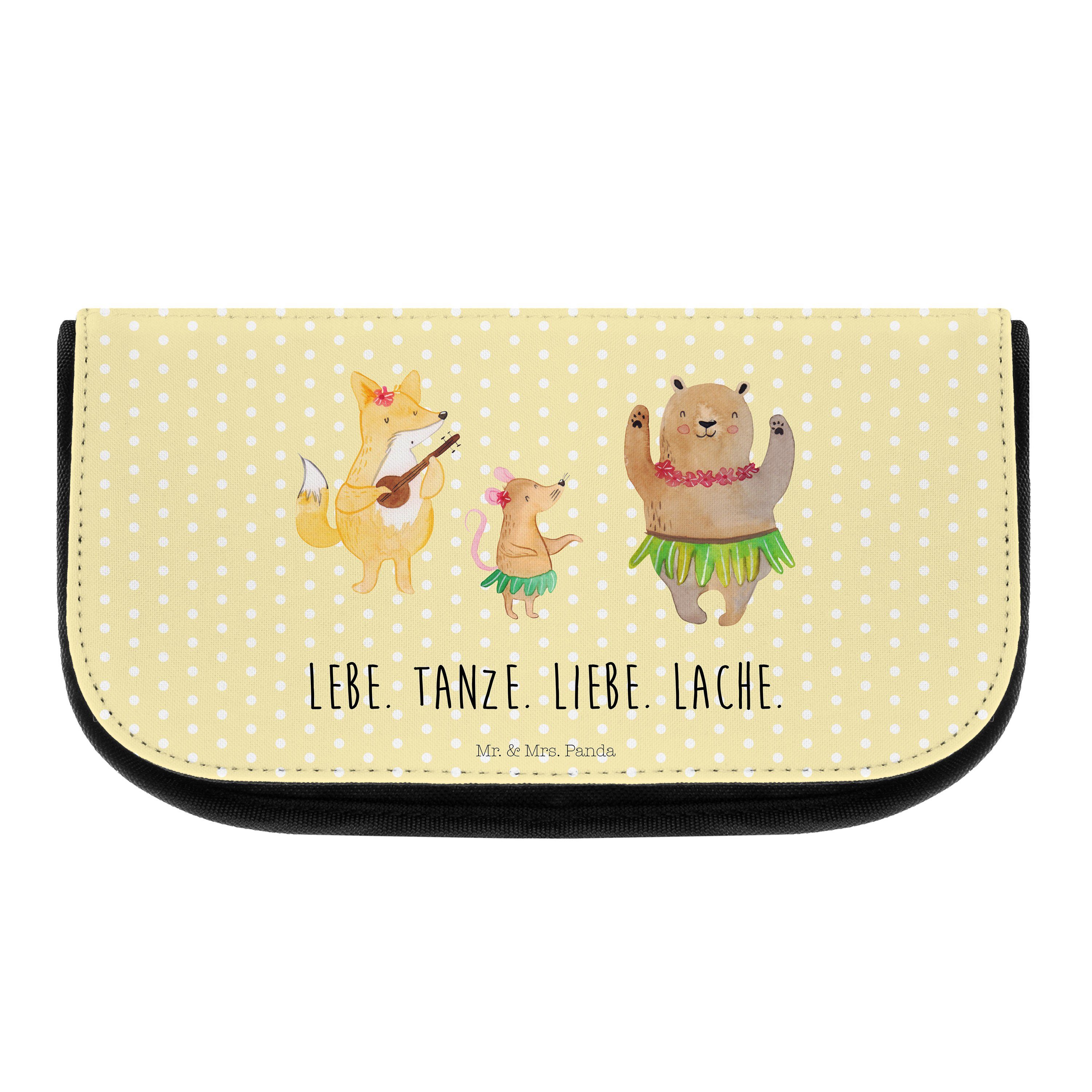 Mr. & Mrs. Panda Kosmetiktasche »Waldtiere Aloha Gelb Pastell