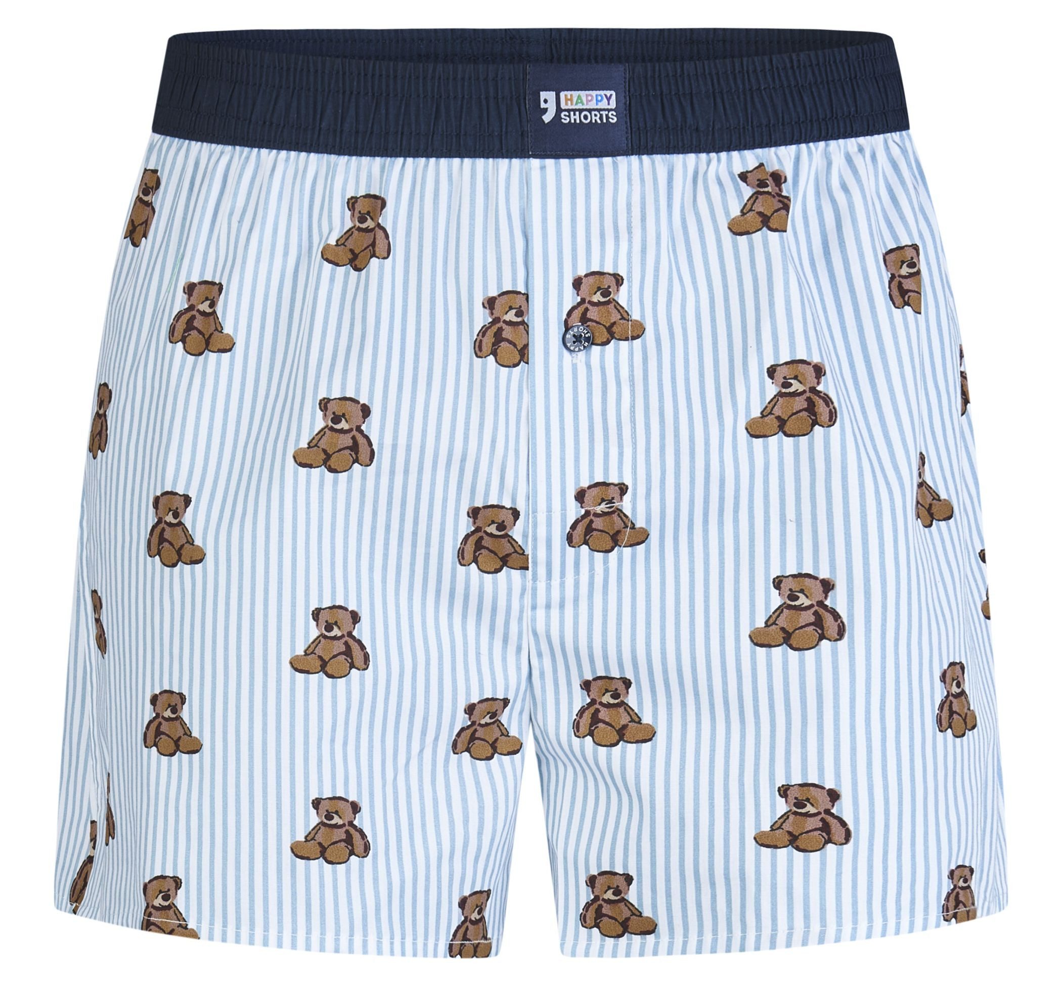 Bear on Stripes