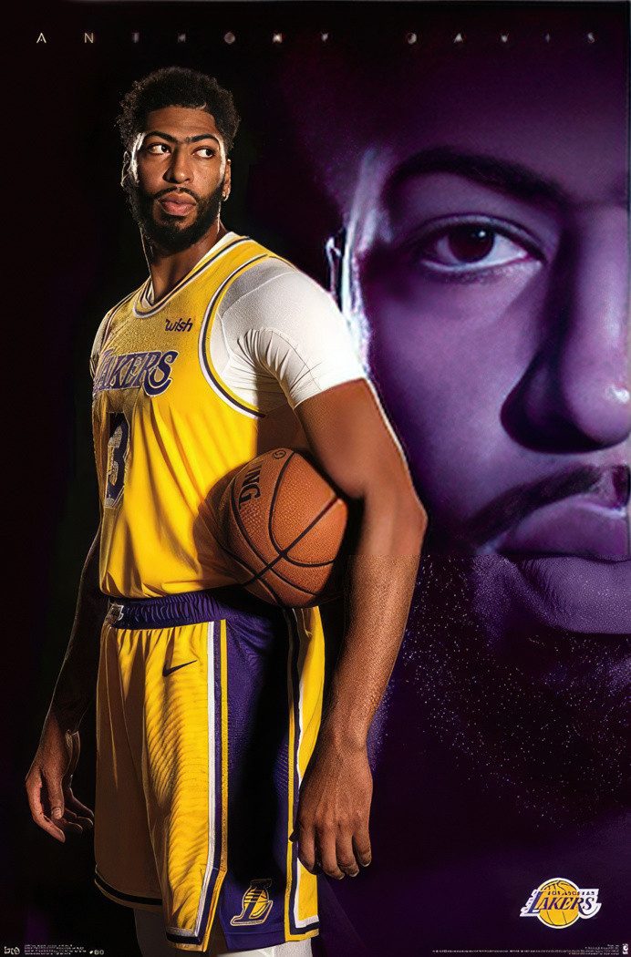 Trends International Poster NBA Poster Anthony Davis, 19 Los Angeles Lakers 56,8 x 86,4 cm