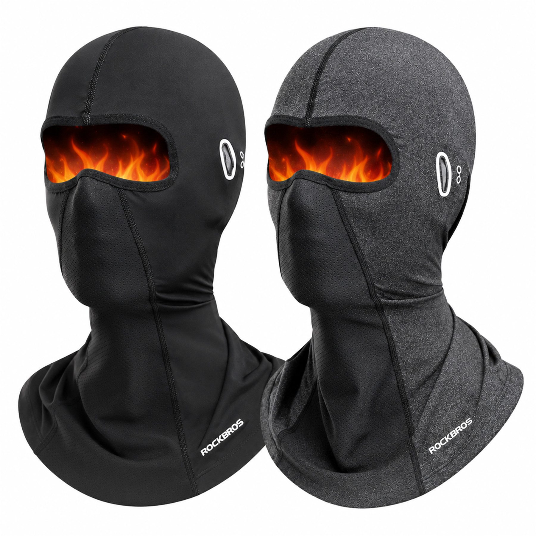 Mutig Sturmhaube 2 Stück Winter Sturmhaube für Herren und Damen (Winddicht Thermo Balaclava Gesichtsmaske Skimaske, Elastisch Halstuch Mit …