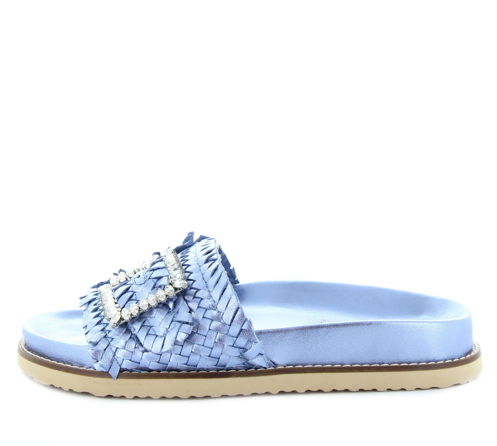 INUOVO 395011 Pantolette Schmuckschnalle