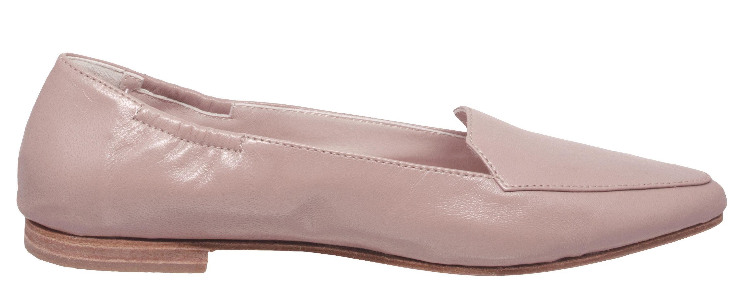 Gallucci Ballerinas von Gallucci 20001 Leder Klassisch Schmal Rosa Antique Pumps