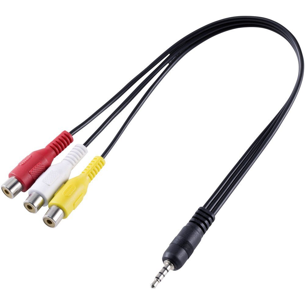 SpeaKa Professional SpeaKa Professional SP-8433716 AV Audio, Video Adapter [1x Klinkenste Audio-Adapter, 25.00 cm