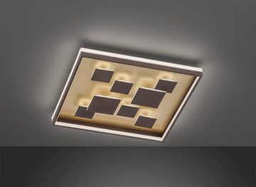 FISCHER & HONSEL LED Deckenleuchte Rico, Dimmfunktion, LED fest integriert, Warmweiß