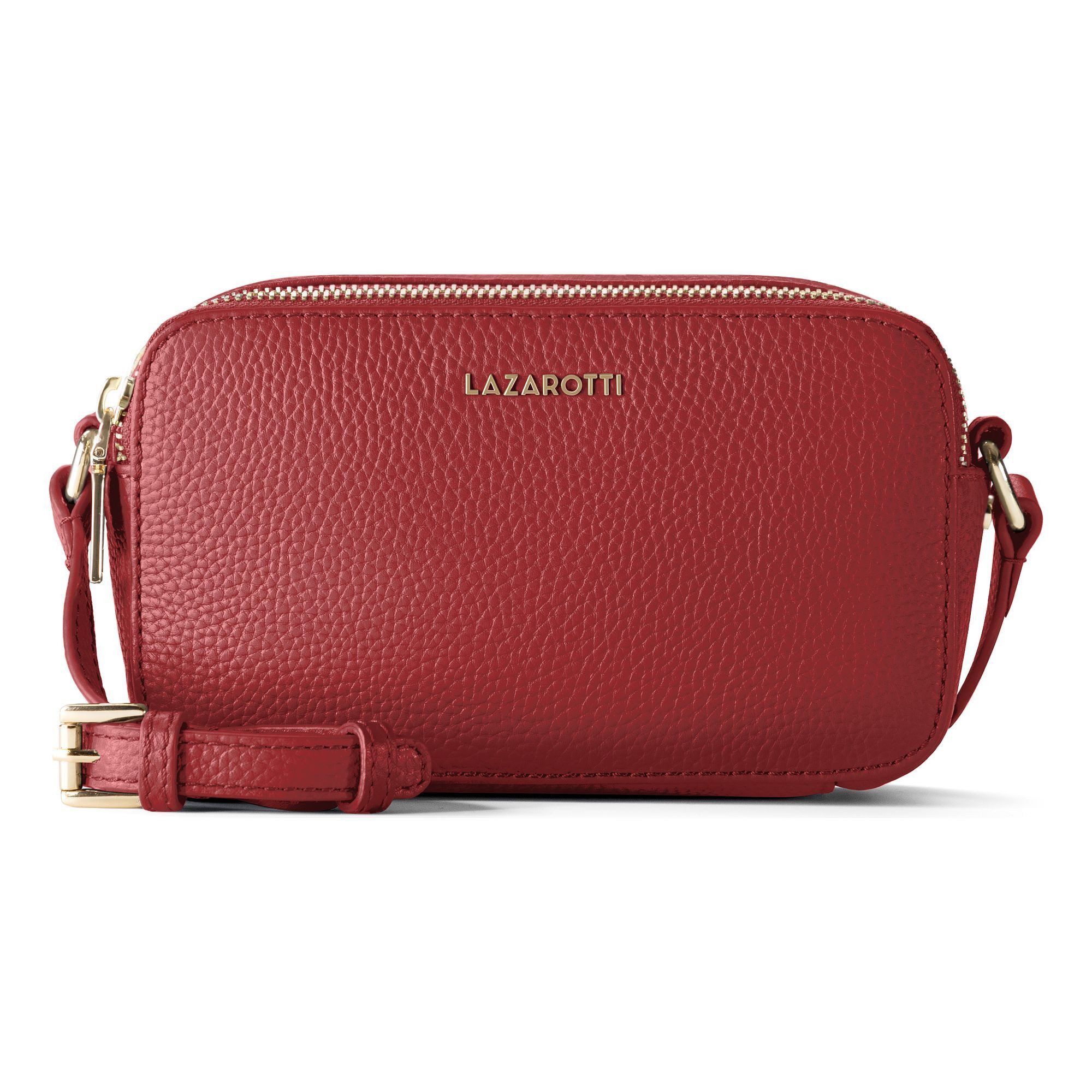 Lazarotti Umhängetasche Bologna Leather, Leder