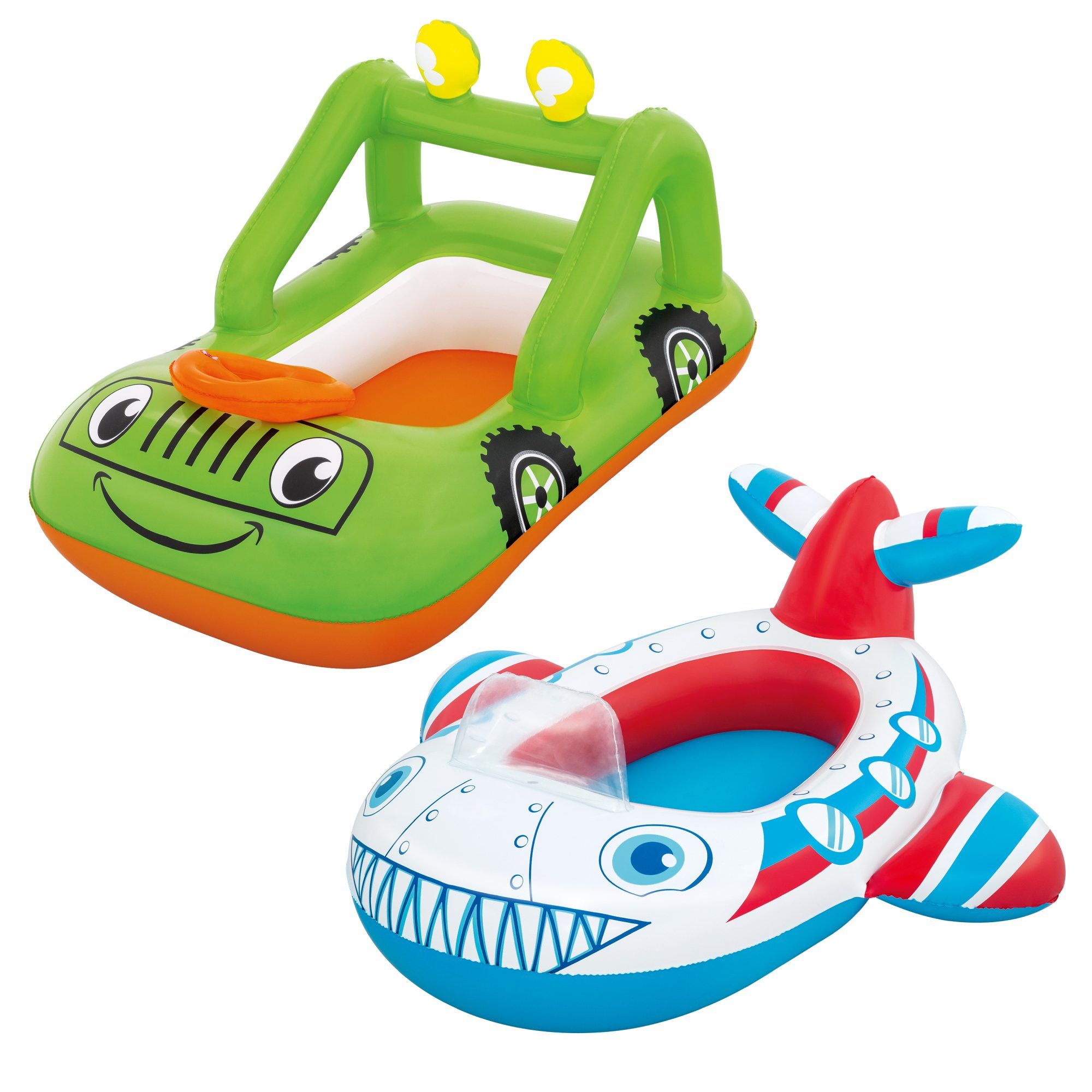 BESTWAY Aufblasbare Schwimmfigur Bestway Lil Navigator Kinder-Schlauchboot, Inklusive Reparaturflicken