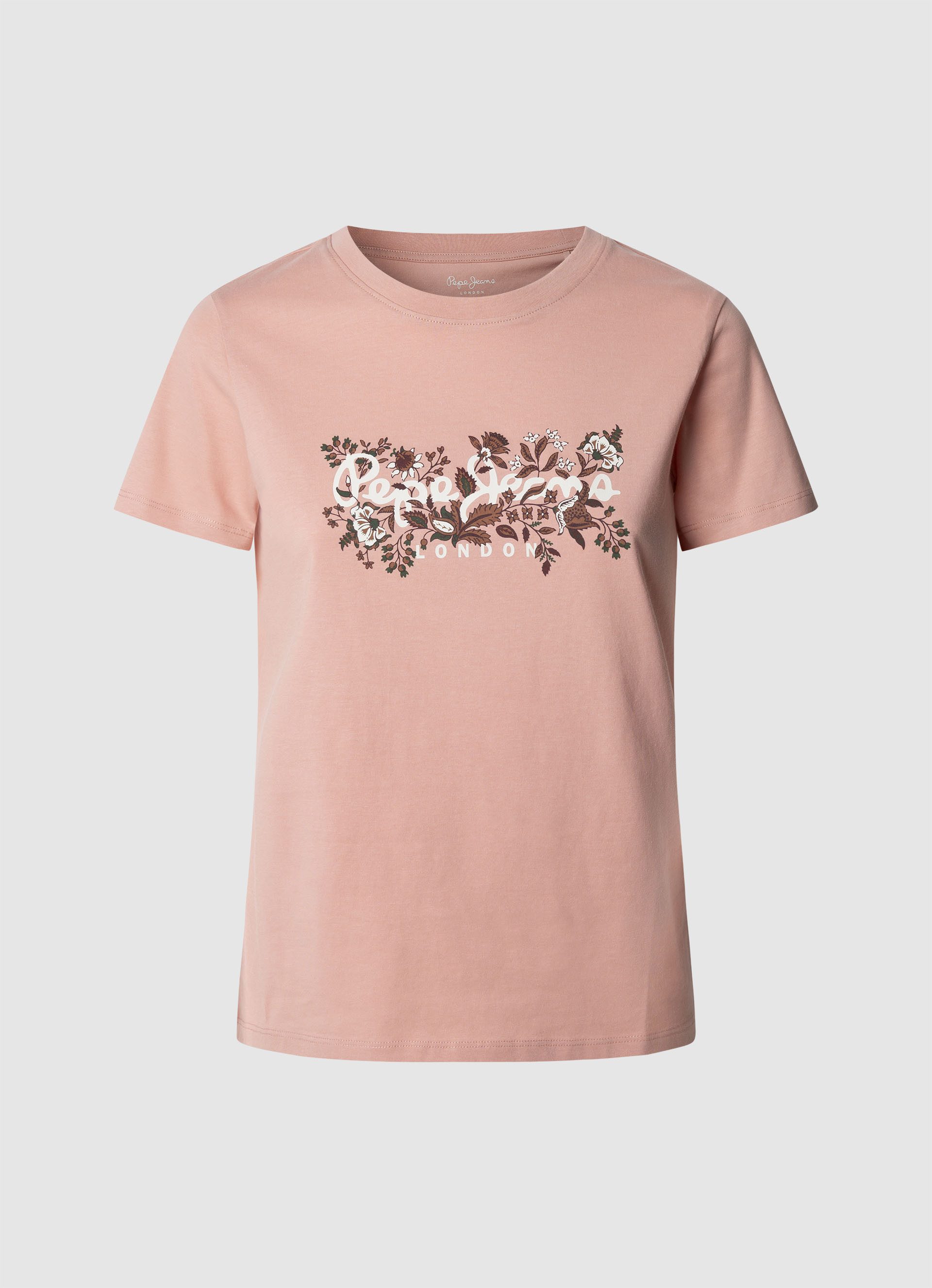 Pepe Jeans T-Shirt ROSALIND mit floralem Print vorn