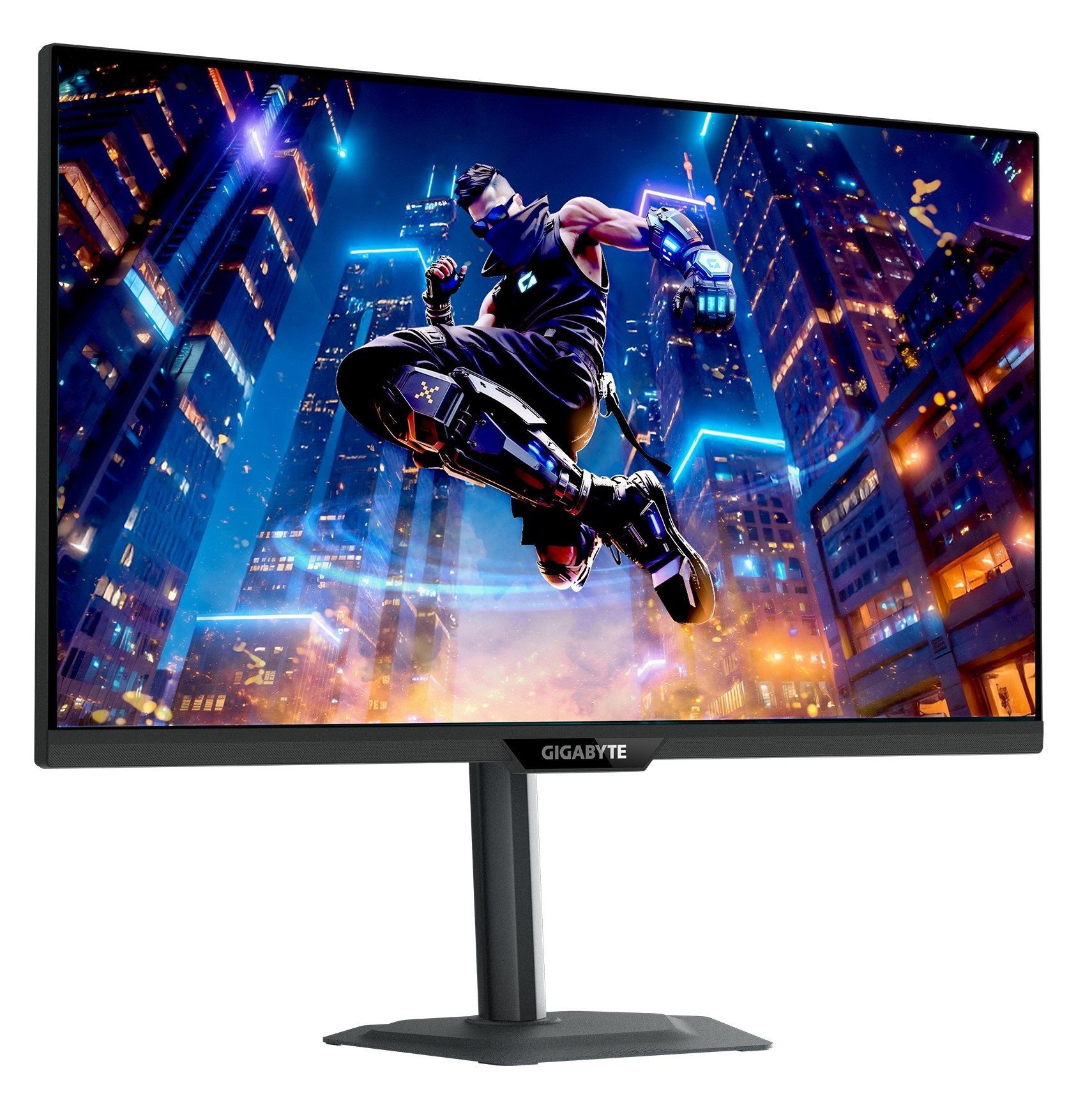 Gigabyte M27UP Gaming-Monitor (68,5 cm/27 ", 3840 x 2160 px, UHD, 1 ms Reaktionszeit, 160 Hz, IPS, dreh-, neig-,schwenk-, höhenverstellbar, Lautsprecher)