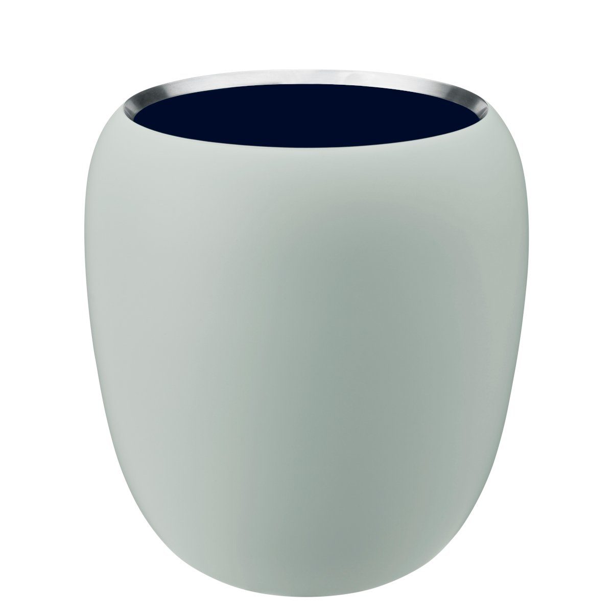 Einkaufsbummel Stelton Tischvase Vase ORA groß etwa 14.5 cm - Vasenöffnung Farbwahl, Minze-Mitternachtsblau
