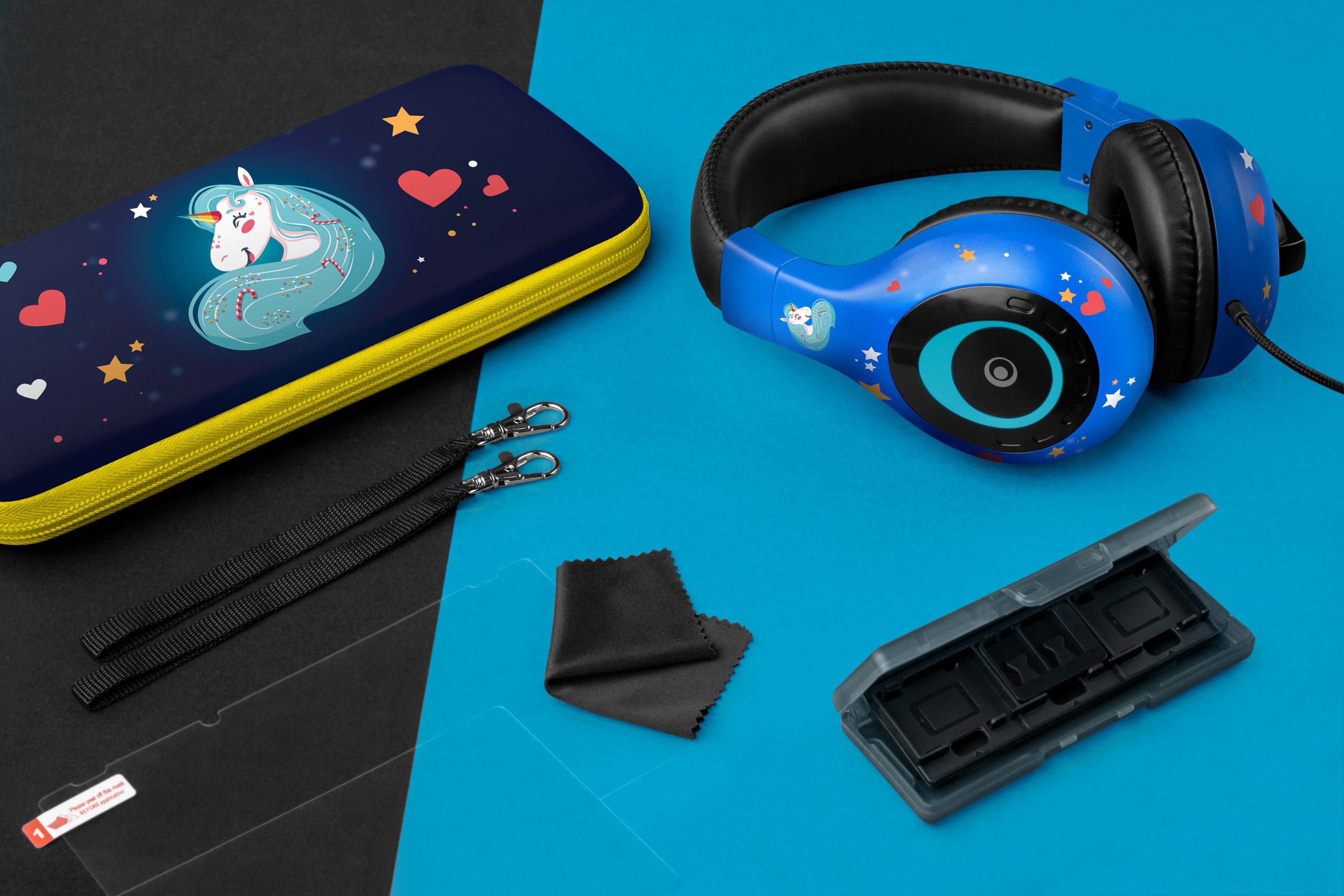 nacon Spielekonsolen-Zubehörset Essential Unicorn Pack 6in1 [SWITCH]