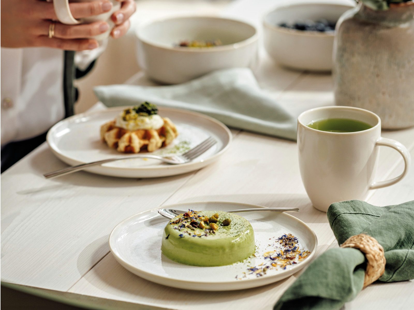 like. by Villeroy & Boch Frühstücks-Set Crafted Cotton Frühstücksset 12tlg