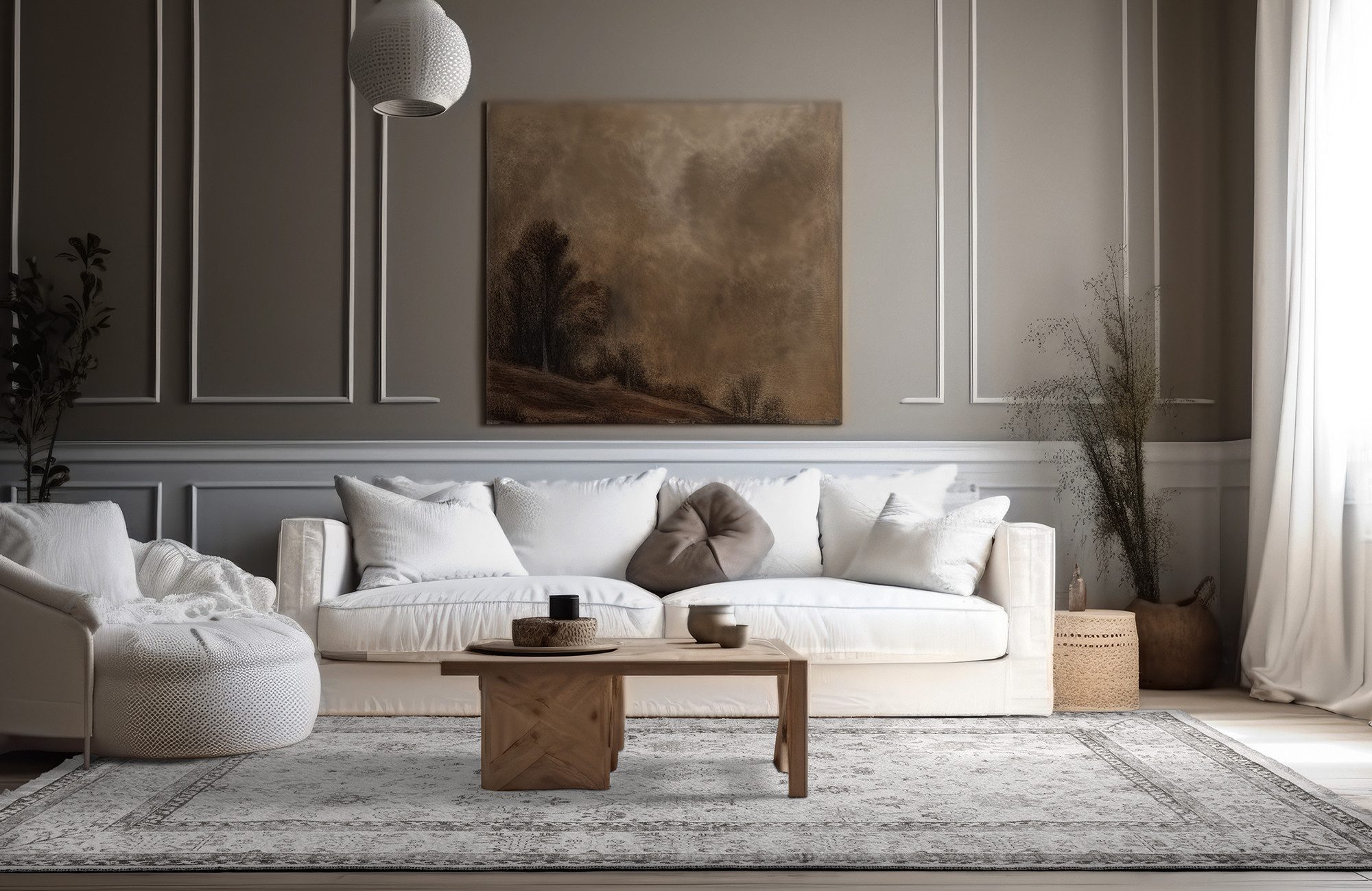 Tesso Living Designteppich ARMAND Teppich Wohnzimmer, günstig online kaufen
