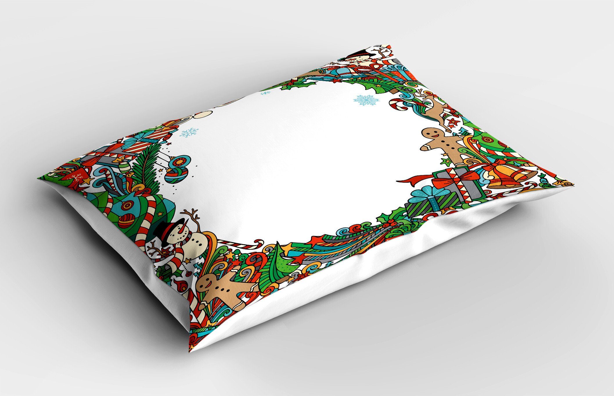 Kissenbezüge Stück), Size Dekorativer (1 Abakuhaus Urlaub King Gedruckter Kissenbezug, Standard Weihnachten