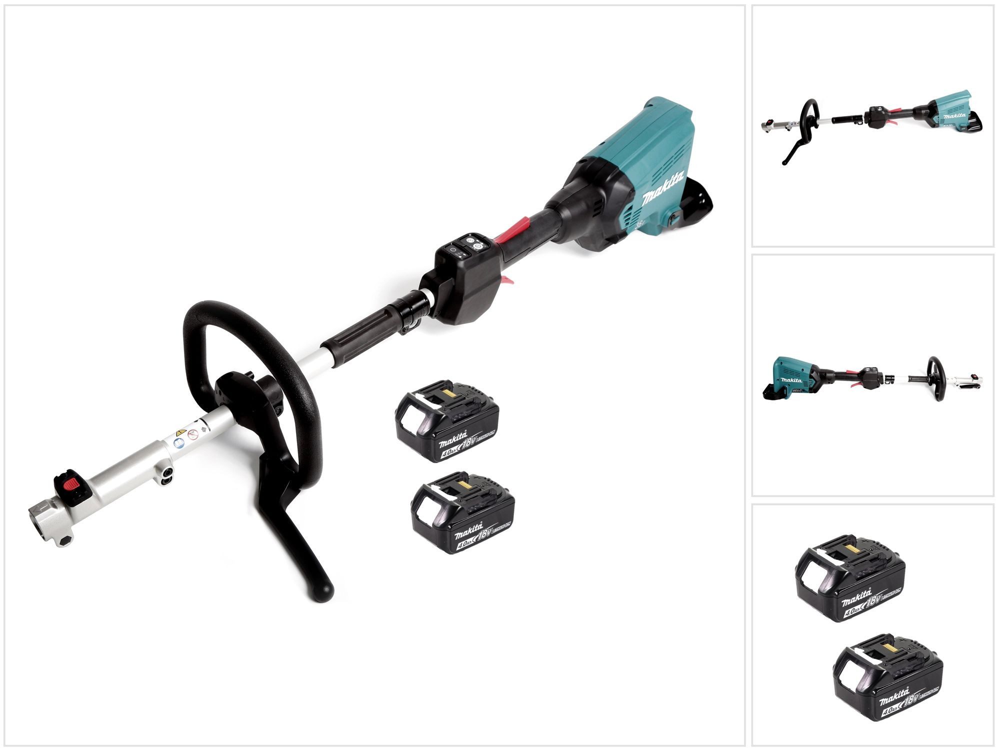 Makita Multitool DUX 60 M Akku Multifunktionsantrieb 36V (2x 18V) Brushless + 2x Akk