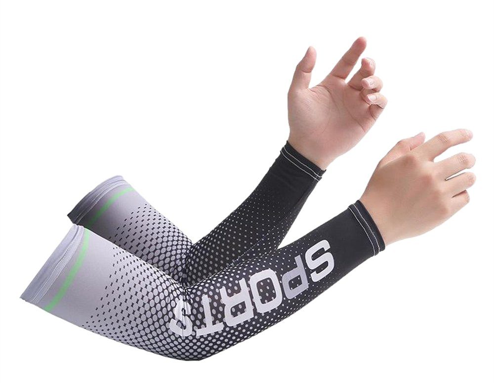 Rouemi Armstulpen Sommer-Sonnenschutz-Kampagne, Cooling Ärmel Kühlung Arm Sleeves Grau