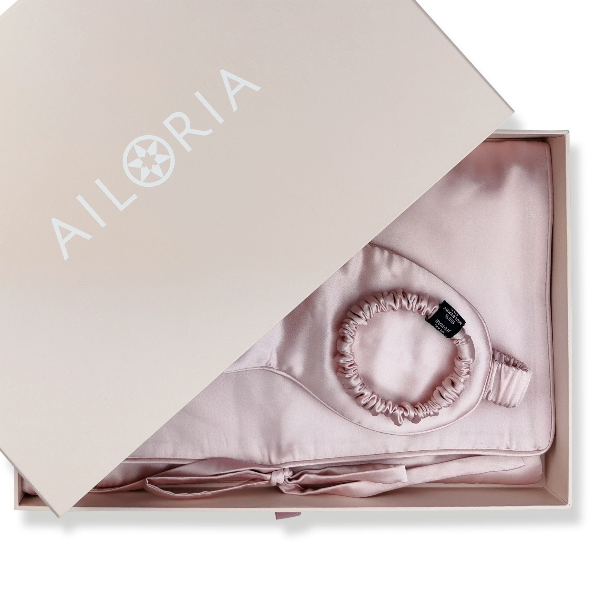 BEAUTY TRAVEL Luxuriöses rosa AILORIA SET S, Reise-Set Haargummi