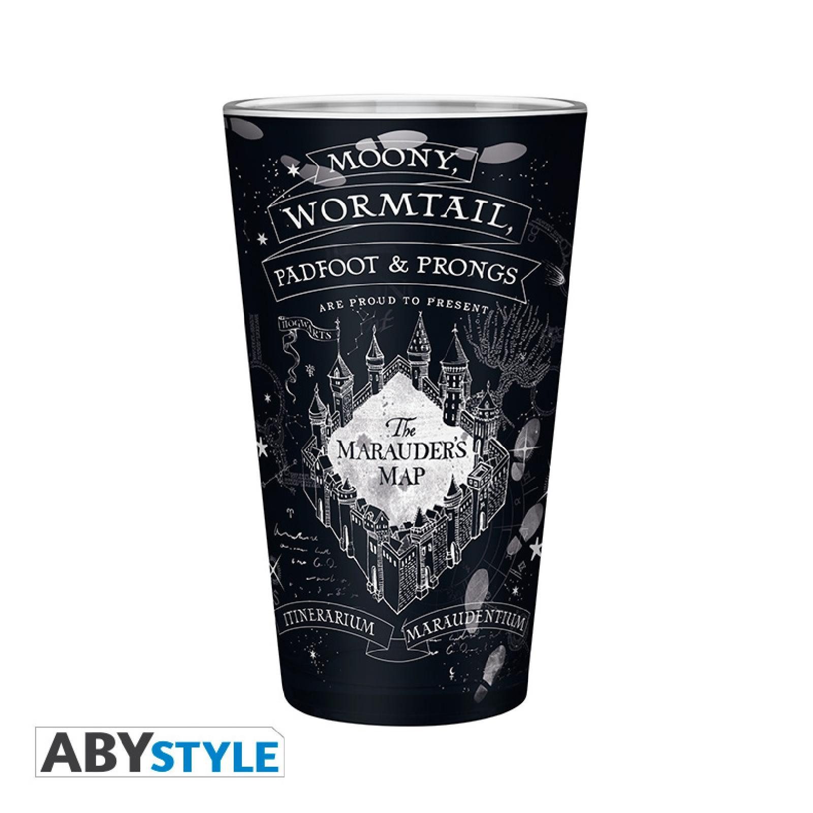 ABYstyle Tasse HARRY POTTER - Large Glass - 400ml - Marauder´s map - Matte