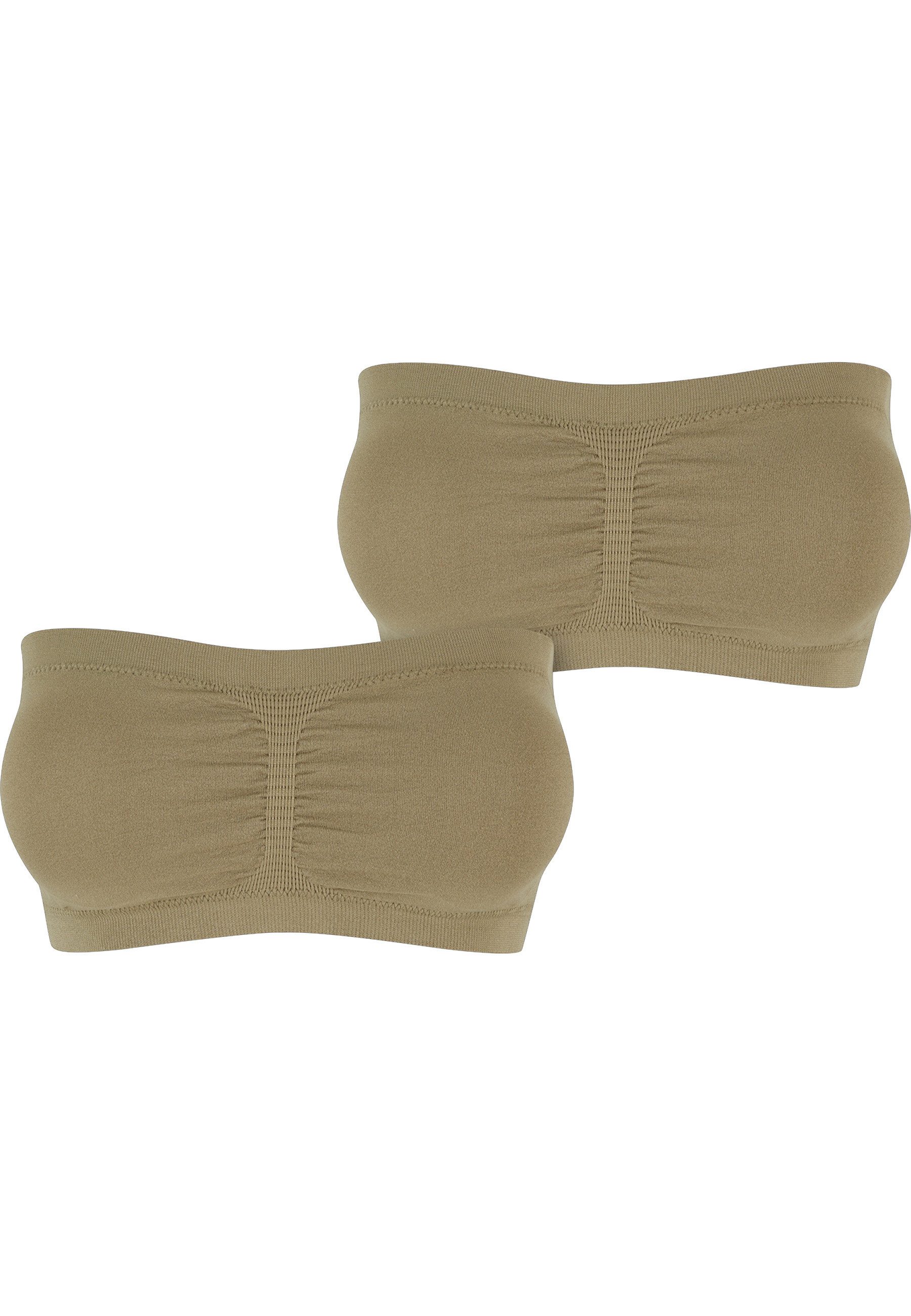 URBAN CLASSICS Sport-BH Urban Classics Damen Ladies Pads Bandeau 2-Pack günstig online kaufen