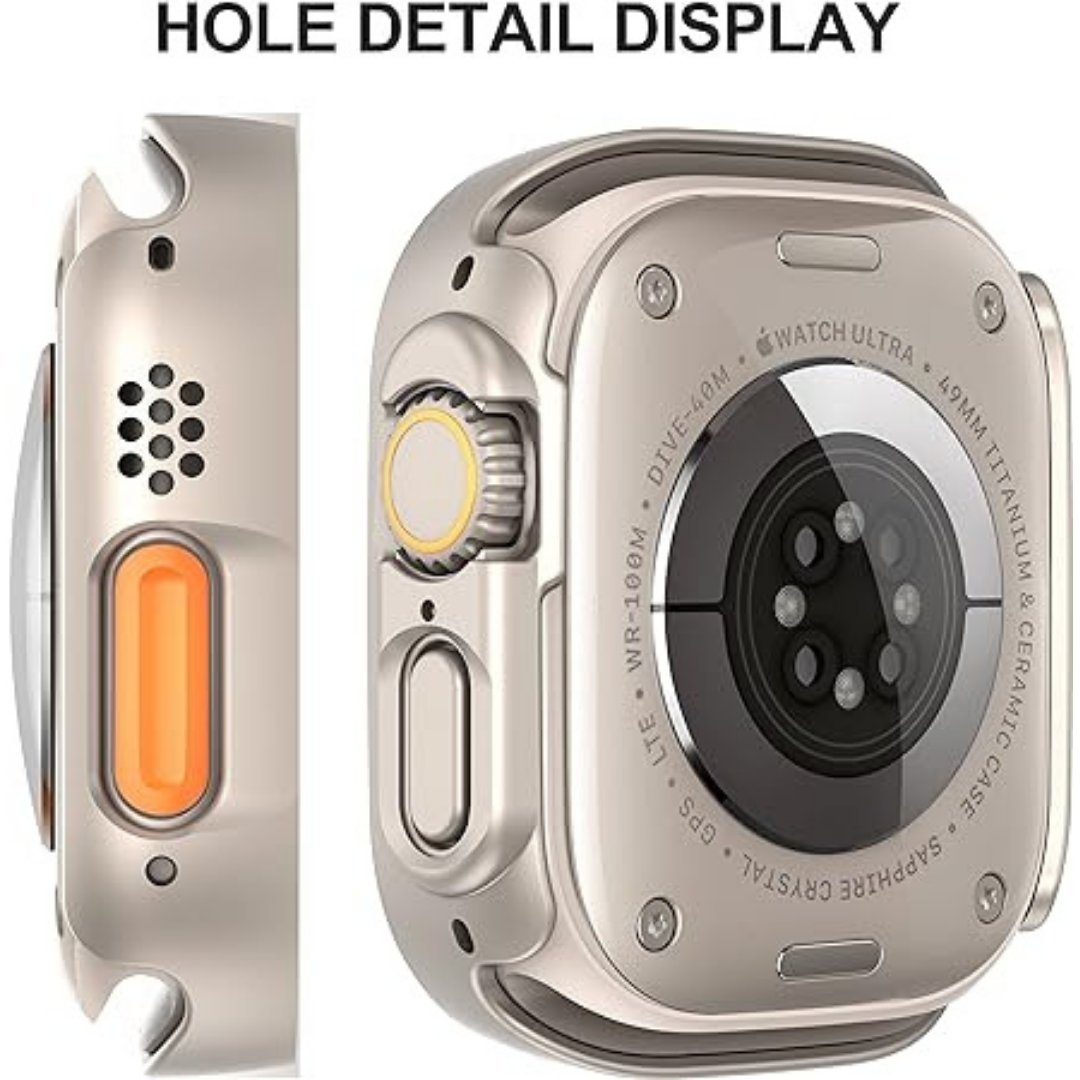 SmartUP Smartwatch-Hülle 2X Hülle für Apple Watch Ultra 3 / Ultra 2 / Ultra 49mm Case Display 49mm, kompletter Rundumschutz