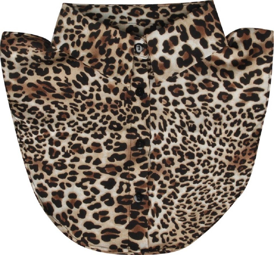 Capelli New York Kragen Kragen mit Leopardenmuster