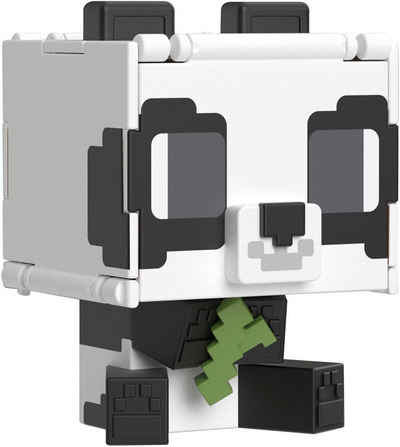 Mattel® Actionfigur Minecraft Flippin’ Figs 2in1 - Panda + Cake