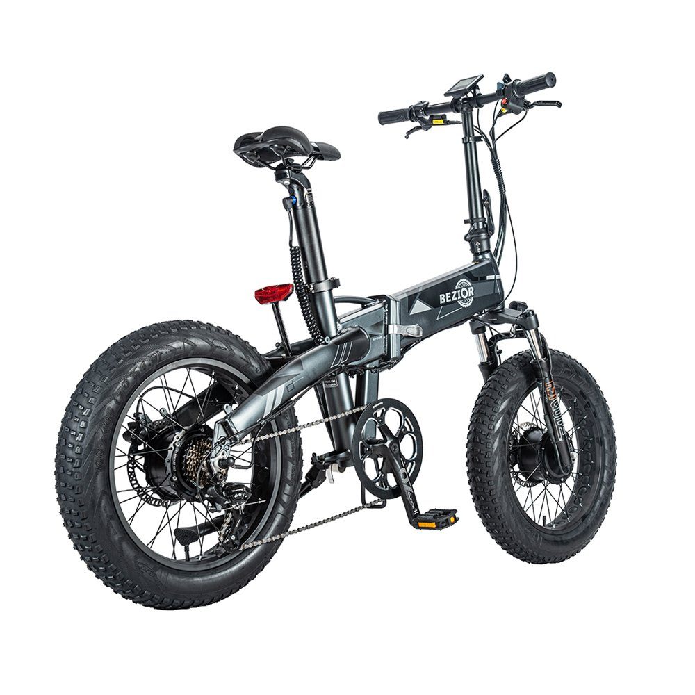 XF005 Elektrisches 1000W E-Bike DOTMALL bezior Doppelmotor DoppelAkkus Mountainbike