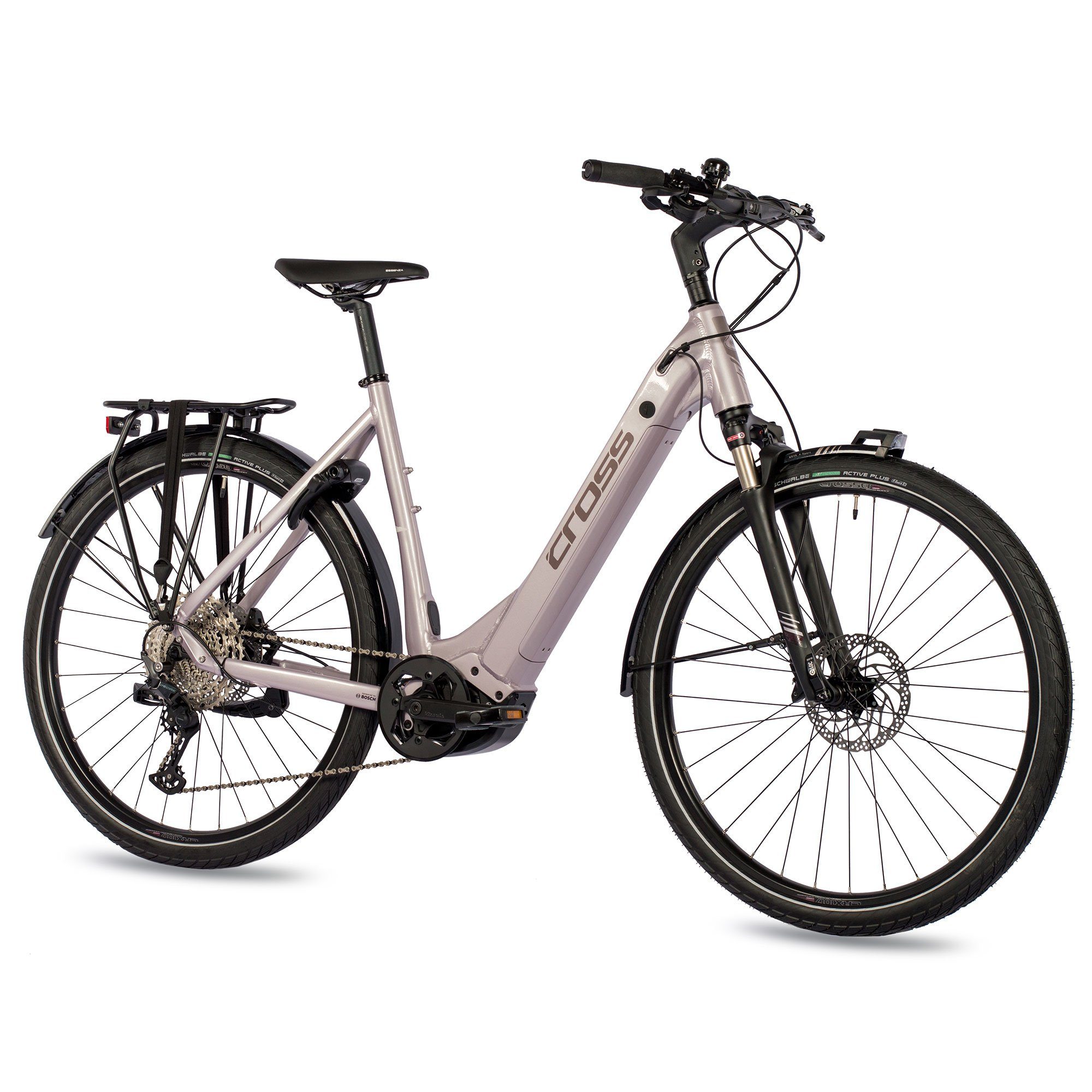 Airtracks E-Bike Trekkingrad 28 Zoll Damen E-Bike Bosch Trekking Fahrrad LS NOVA Performance Line, 12 Gang, Kettenschaltung, Mittelmotor, 625,00 Wh