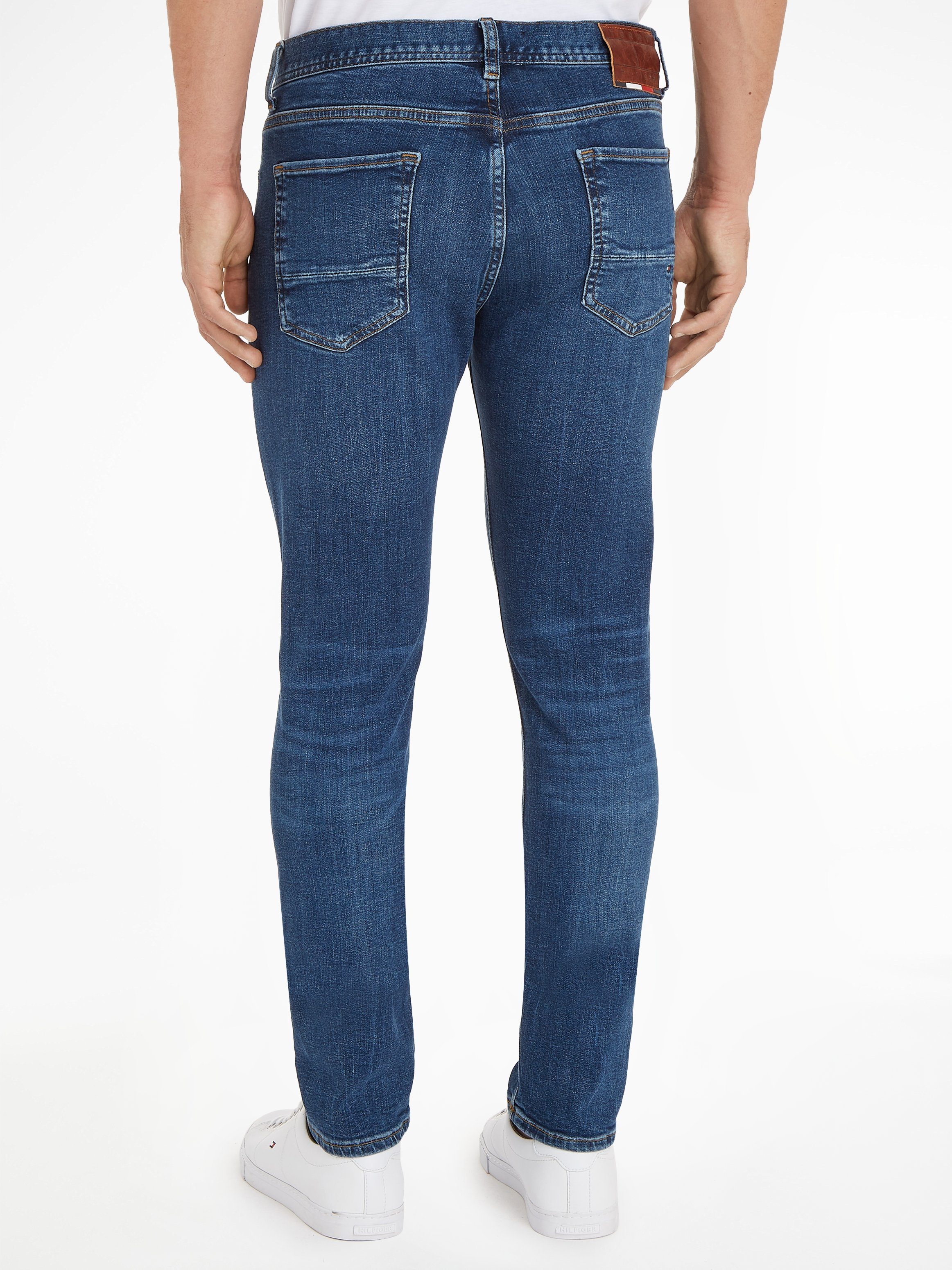 Tommy Hilfiger Slim-fit-Jeans extra Bleecker Baumwoll-Denim indigo oregon mit Stretch, bequem