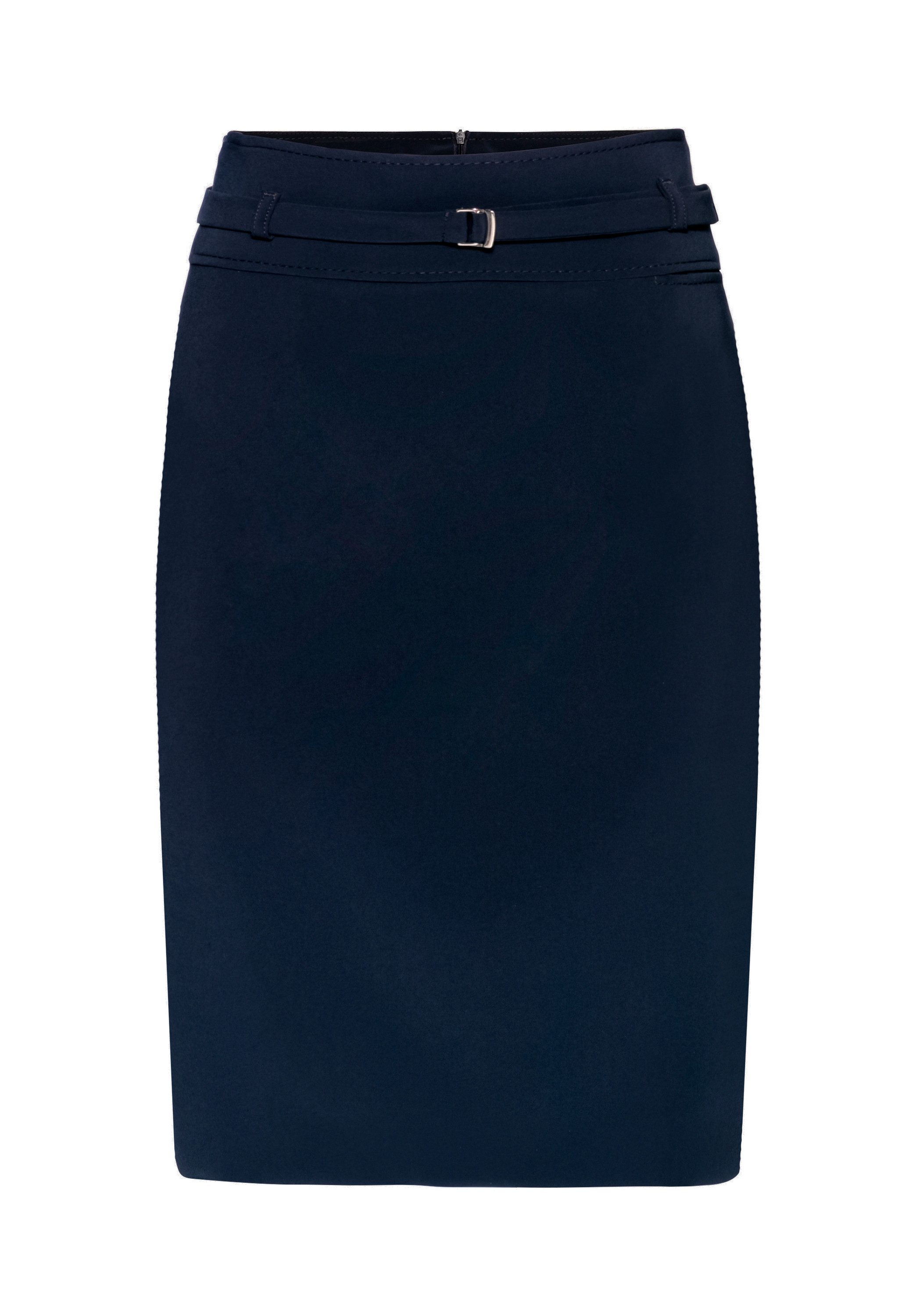 bianca Bleistiftrock IRIS in edlem Look mit kleinem Stoffgürtel günstig online kaufen