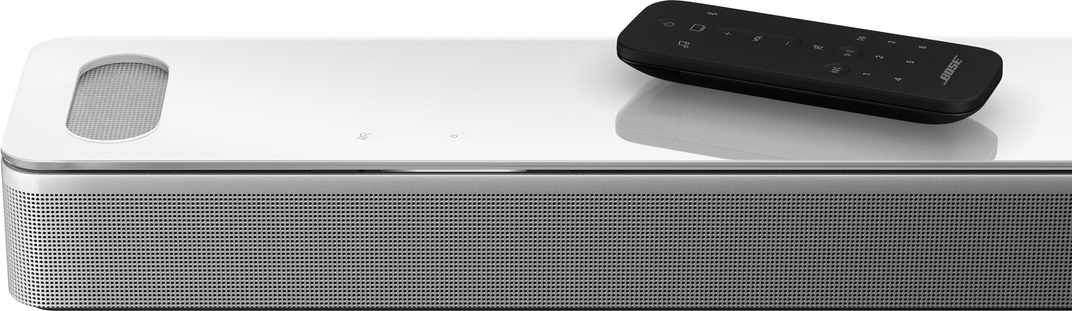 (Ethernet), Alexa und Bose Assistant) Google Smart (Bluetooth, 900 Soundbar mit LAN weiß Soundbar Amazon