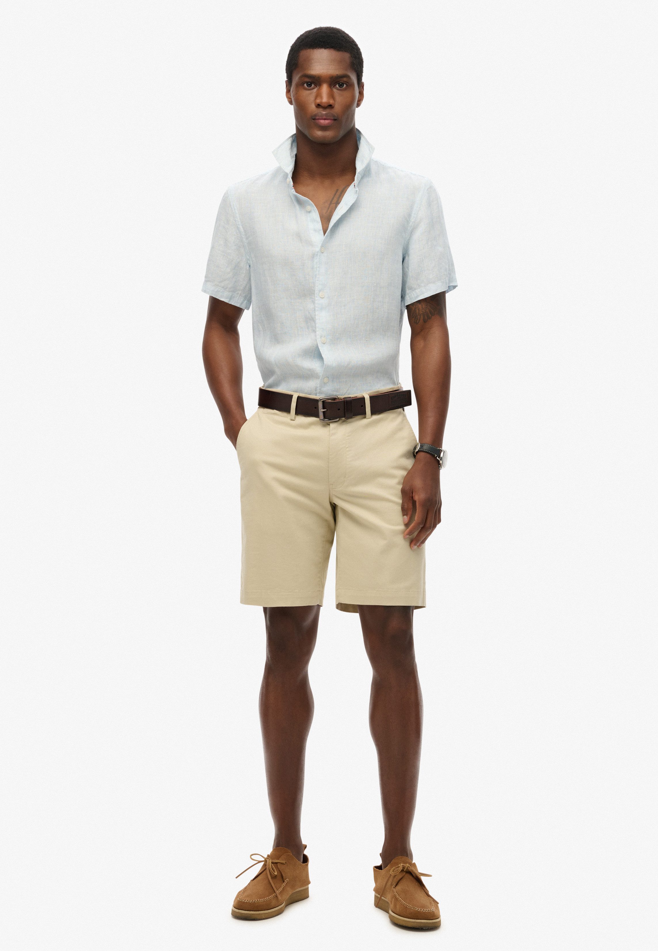 Superdry Kurzarmhemd VACATION LINEN S/S SHIRT