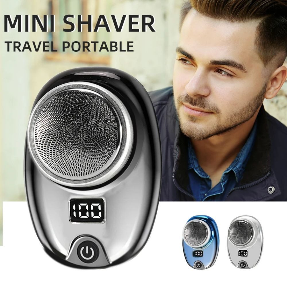 POWERWILL Elektrorasierer USB Elektrorasierer für Männer, wiederaufladbar, tragbar EasyClean, 100% wasserdicht mehr